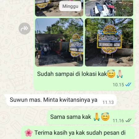 Pengiriman Papan Bunga Duka Sumur
