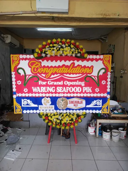 Papan Bunga Ucapan Selamat Sumur