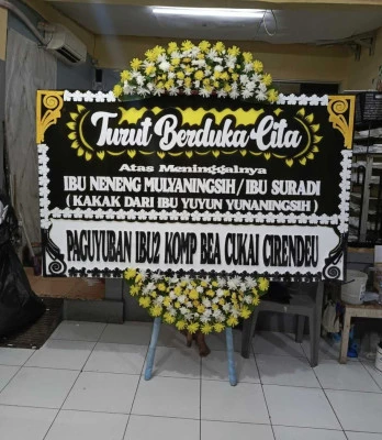 Papan Bunga di Sumur